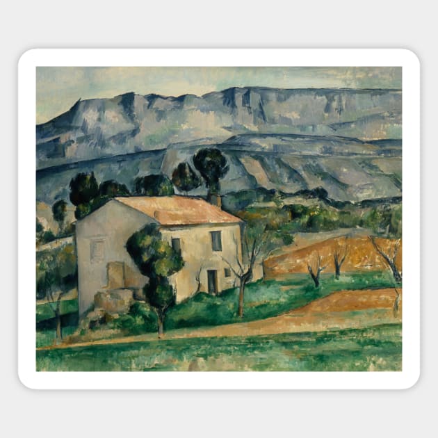 House in Provence by Paul Cezanne Magnet by Classic Art Stall